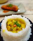 Tempeh đậu gà, nấm đùi gà sốt bơ tỏi