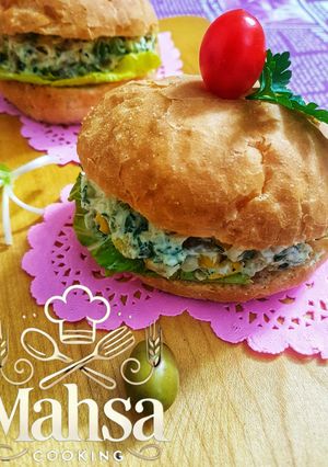 عکسی از دستور ساندویچ سرد فیله مرغ