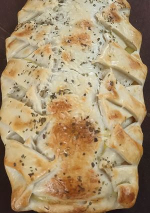 Una foto de Trenza de Cebolla y Queso 🧅🧀