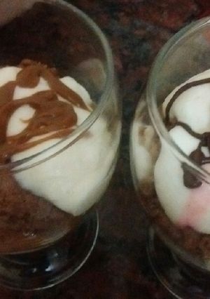 Una foto de Postre coke