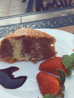 صورة لوصفة كيك إسفنجي بالزعفران 🍰