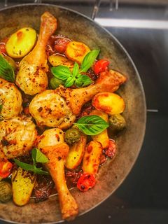 Spanisches Hähnchen mit Chorizo Rezepthauptbild