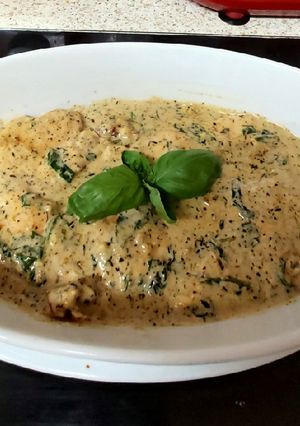A picture of Creamy Garlic Tuscan Chicken 😁.