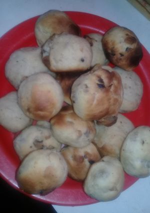 Una foto de Pancitos caseros con chicharrón