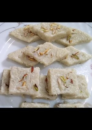 A picture of Burfi recipe.