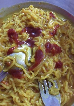 A picture of Jeera maggi.