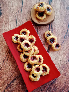 Foto resep Blueberry Thumbprint Cookies with Cheese