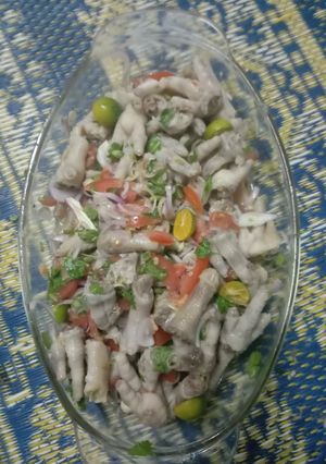 Gambar Kerabu kaki ayam ala thai🇨🇷