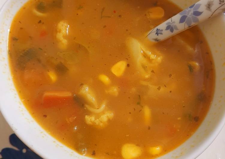 Maggi vegetable soup