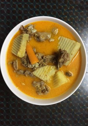 Hình của món Cà ri vịt.