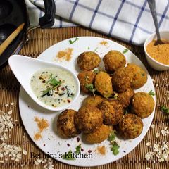 A picture of Masala Oats Kuzhi Paniyaram.