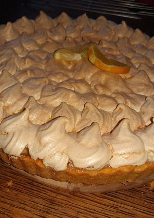 Lemon pie 🍋 citromos habcsókos pite recept fotója
