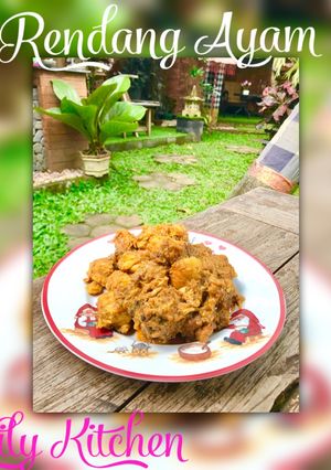 Foto resep Rendang Ayam