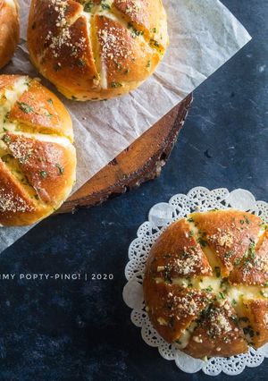 Foto resep Korean Garlic Creamcheese Bread