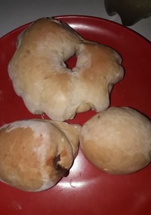 A picture of Bread roll with meat filling. #kitchenhuntchallenge.