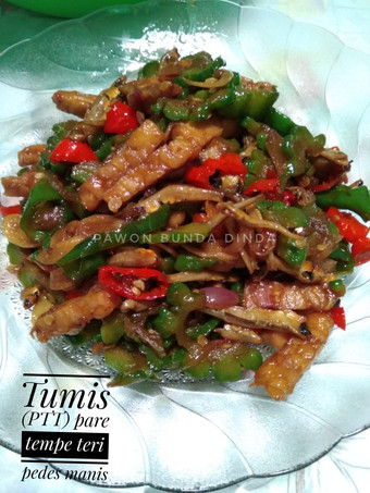 Cara Gampang Membuat Tumis (PTT) pare tempe teri pedes manis Anti Gagal