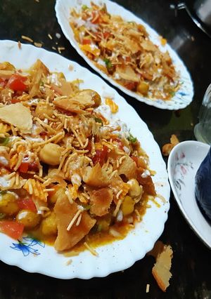 রাগদা পাপড়ি চাট(Ragda papdi chaat recipe in bengali) রেসিপির প্রধান ছবি