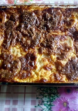 Una foto de Lasaña de papas