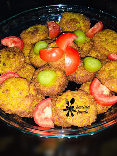 عکسی از دستور فلافل خانگی 🥰😬😋