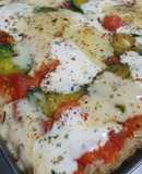 Pizza de arroz integral 🍚🍕