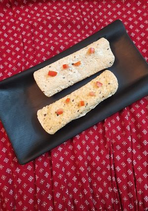 A picture of Papadum wrap potato.