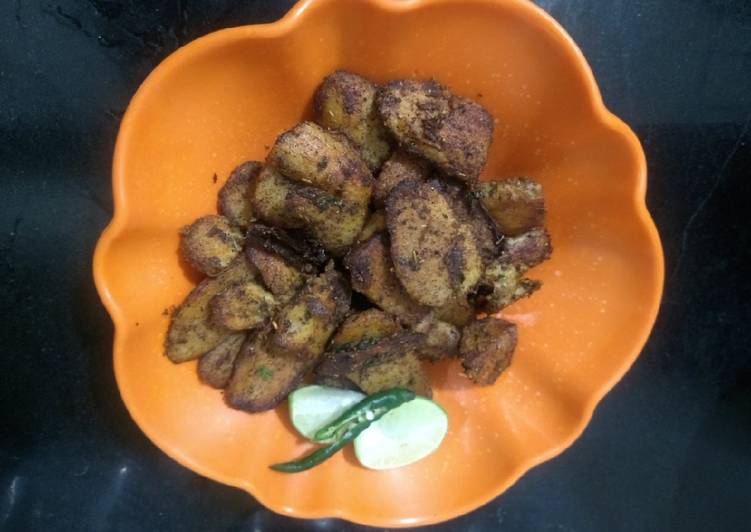 Recipe of Quick Chatpati crispy taro root