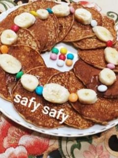 صورة لوصفة بان الكيك الموز والشوفان(صحى)