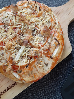 Foto resep Pizza Topping Bakso Udang