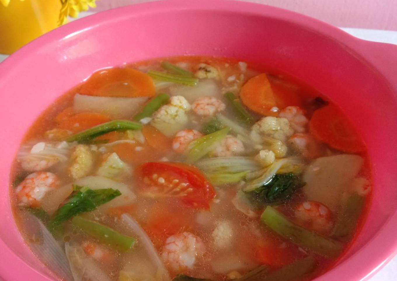 Capcay kuah simpel