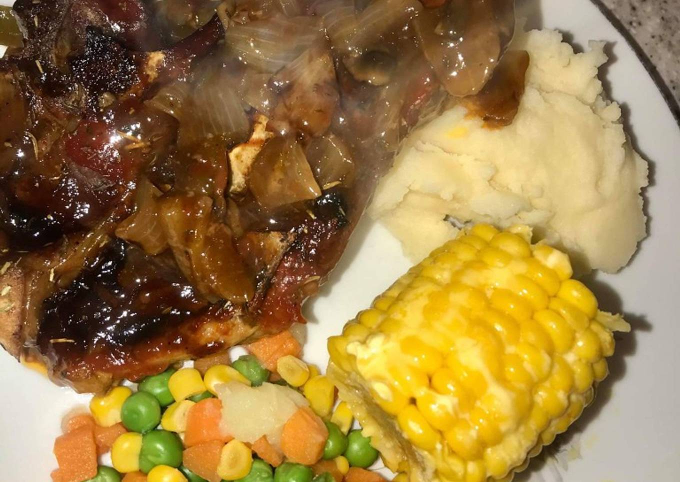 Grilled lamb chops from Erin