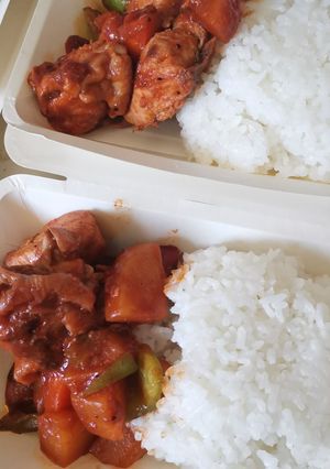 A picture of Chicken Menudo.