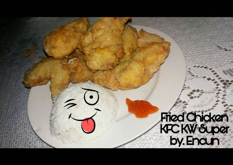 Resep Fried Chicken KFC KW Super 😀, Enak Banget