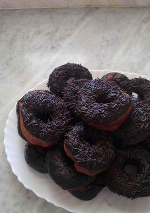 صورة لوصفة دونات الشوكولاته