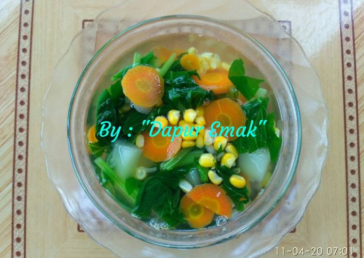 Sayur Bening Warna Warni (Simple)