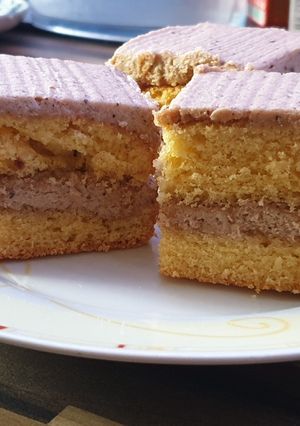 Gesztenyés szelet recept fotója