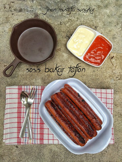 Foto resep Sosis bakar telfon #barbequebarengibu
