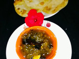 कद्दू की मीठी सब्जी और चावल की पूरी (Kaddu ki meethi sabzi aur chawal ki puri recipe in hindi)
