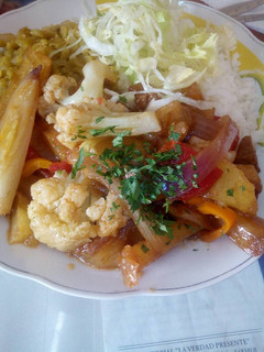 Una foto de Saltado de coliflor
