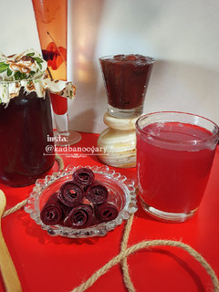 عکسی از دستور 🍑محصولات آلو (شربت، لواشک، ترشک،رب آلو)