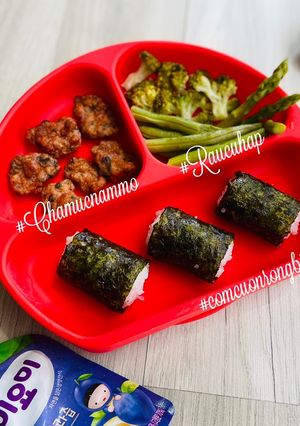 Hình của món Chả mực nấm mỡ - ăn dặm.