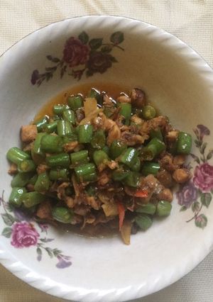 Foto resep Tumis Buncis & Ikan Cue/Ikan Pindang/Ikan Keranjang