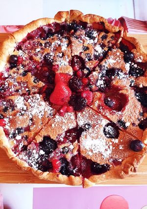 Une photo de Tarte aux fruits rouges