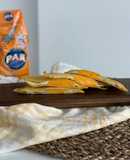Arepa de huevo en freidora de aire