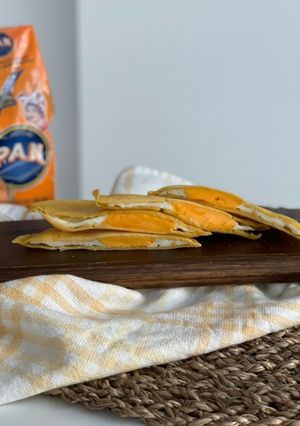 Una foto de Arepa de huevo en freidora de aire