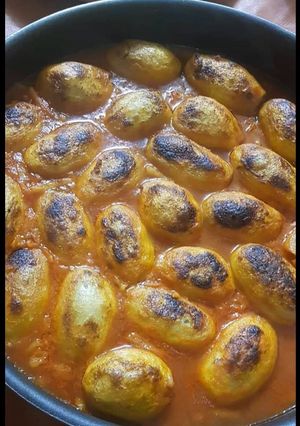 صورة لوصفة صينية البطاطا المحشيه 😋