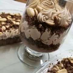 A picture of Peanut butter mousse.