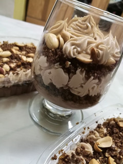 A picture of Peanut butter mousse.