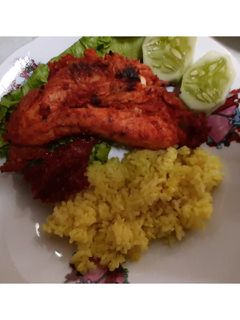 Foto resep Ayam bakar bumbu rujak merah