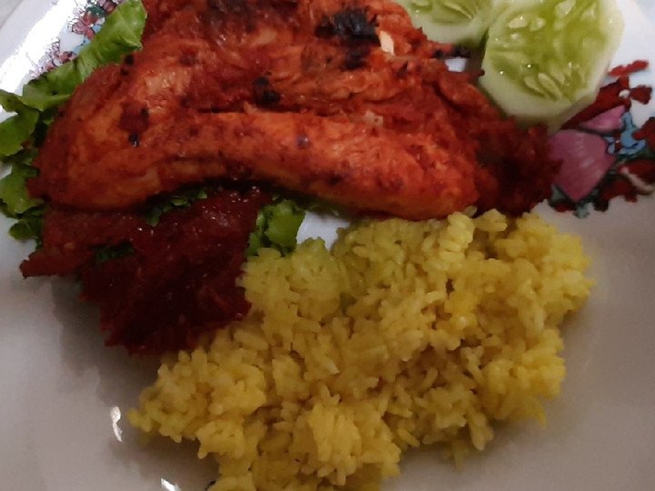  Resep mudah membuat Ayam bakar bumbu rujak merah hidangan Idul Adha dijamin lezat