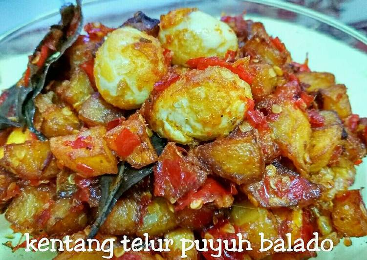 Kentang Dan telur puyuh balado